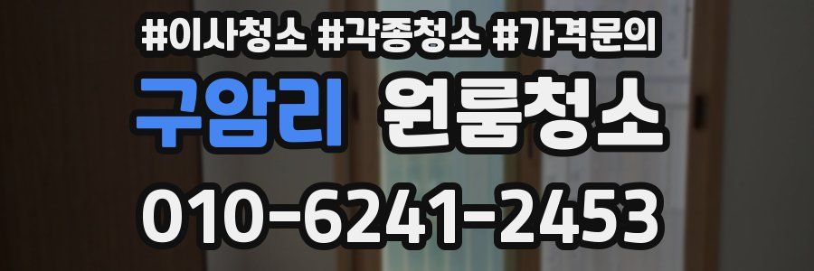 구암리 이사청소