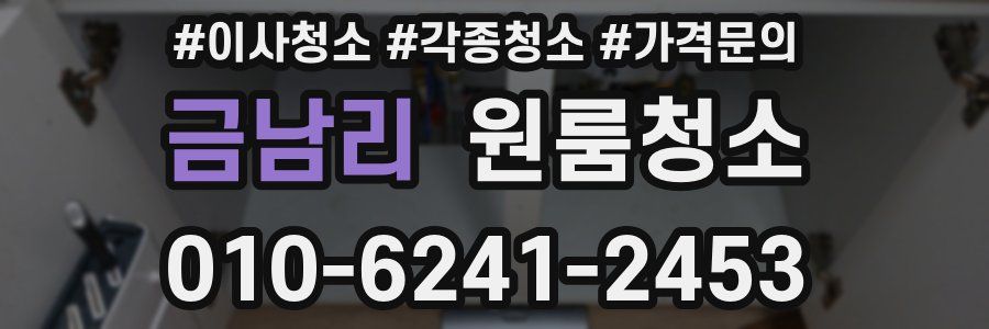 금남리 이사청소