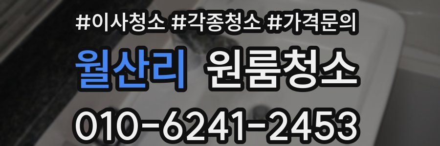 월산리 이사청소