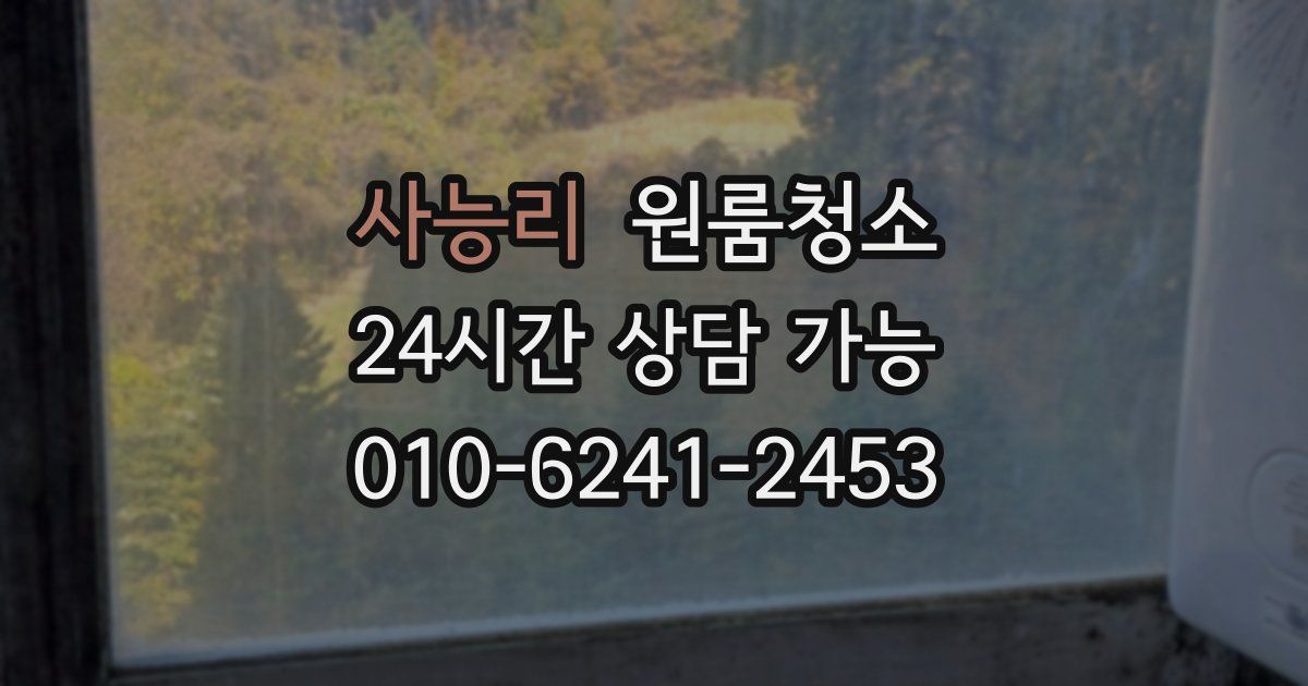 사능리 입주청소