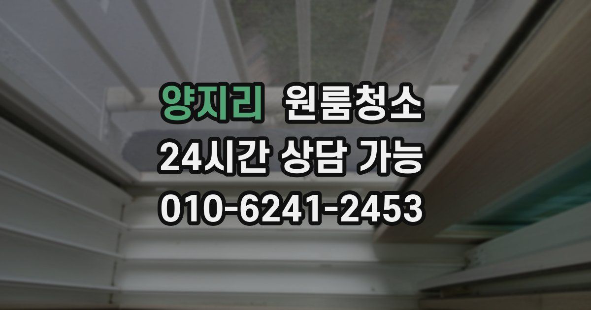 양지리 입주청소