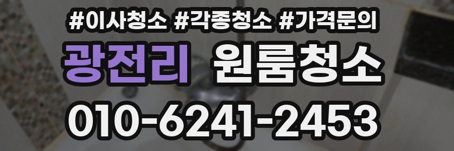 광전리 이사청소