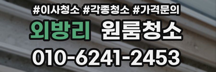 외방리 이사청소