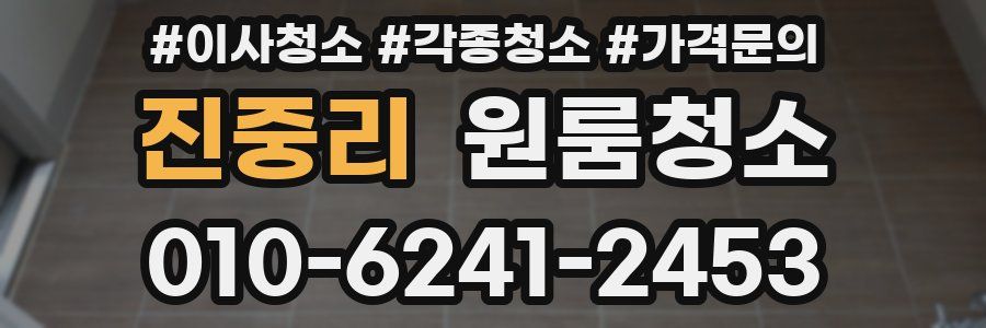 진중리 이사청소