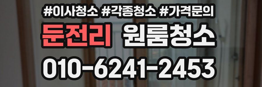 둔전리 이사청소