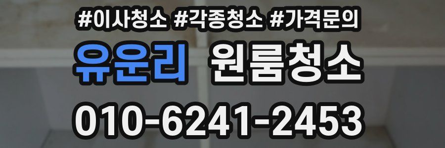 유운리 이사청소