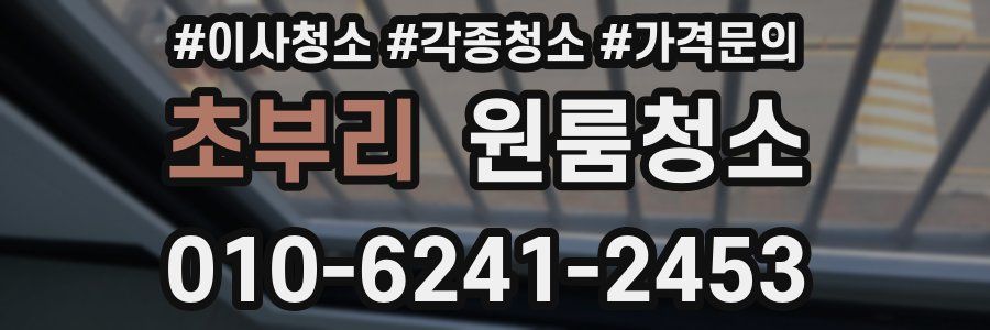 초부리 이사청소