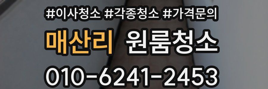 매산리 이사청소
