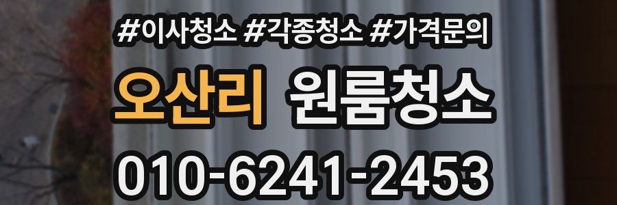 오산리 이사청소