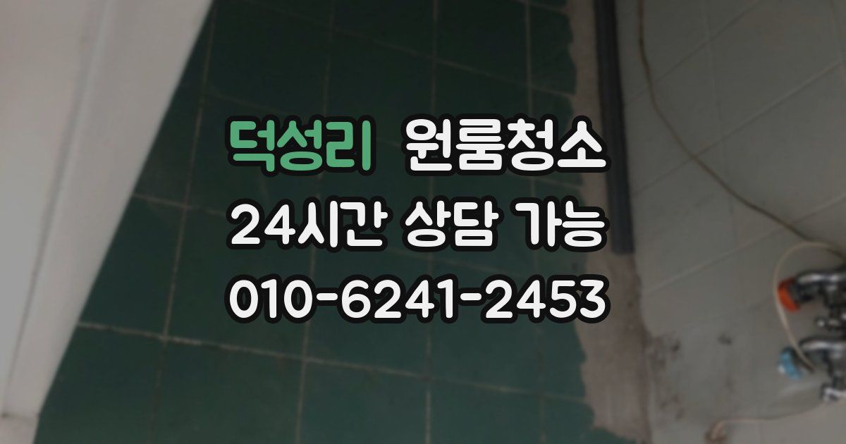 덕성리 입주청소