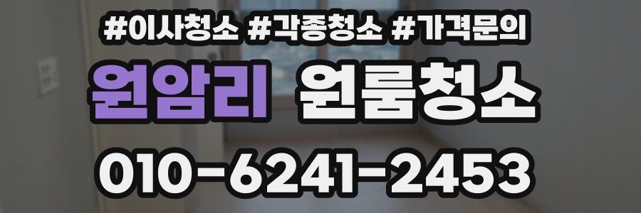 원암리 이사청소