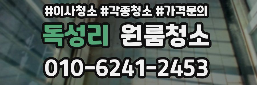 독성리 이사청소