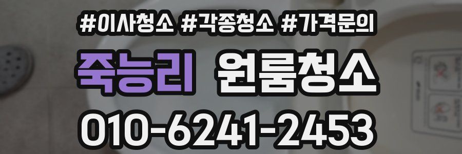 죽능리 이사청소