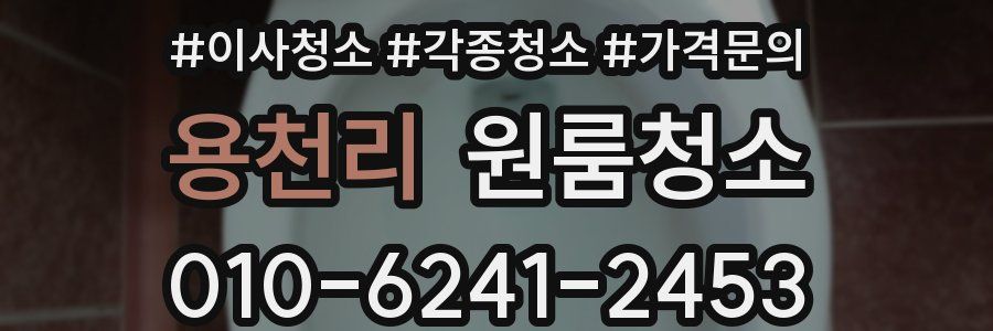 용천리 이사청소