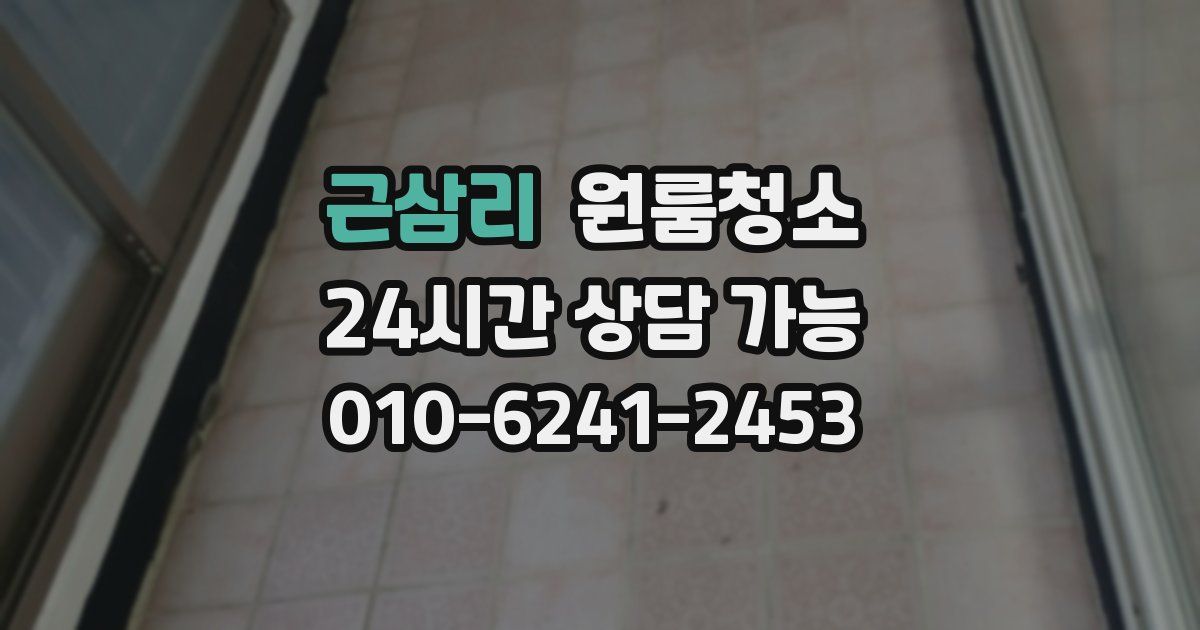 근삼리 입주청소