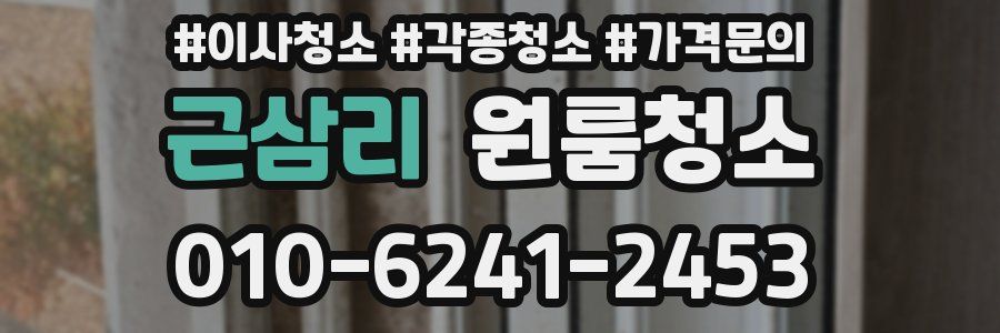 근삼리 이사청소