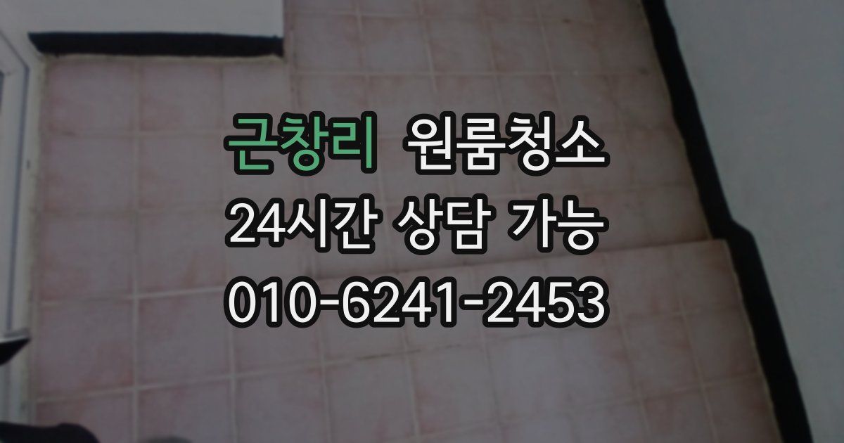 근창리 입주청소