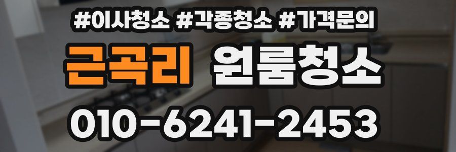 근곡리 이사청소