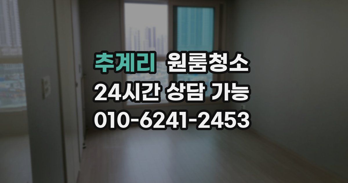 추계리 입주청소