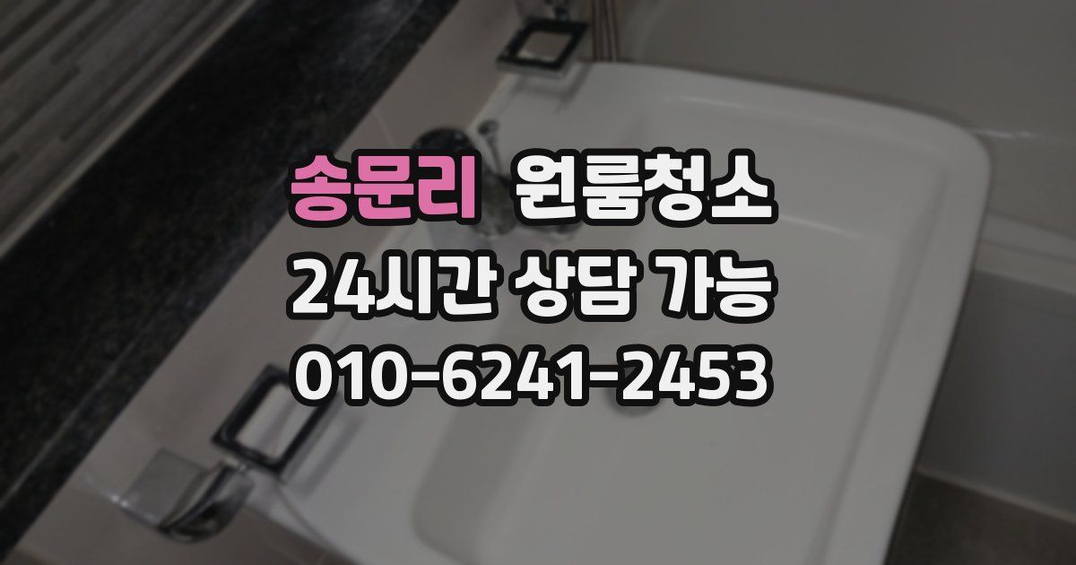 송문리 입주청소