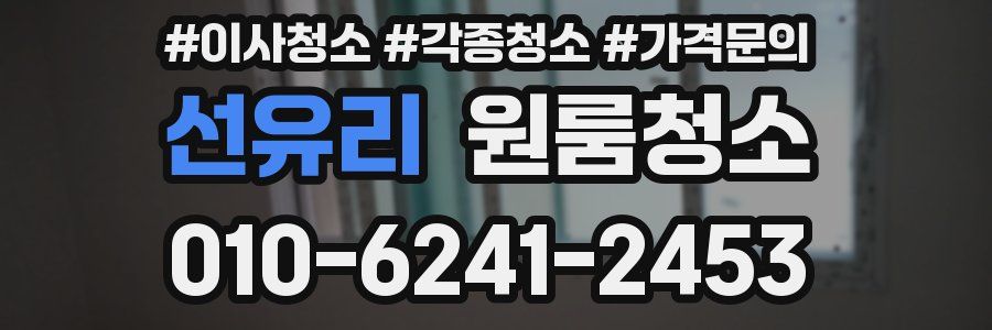 선유리 이사청소