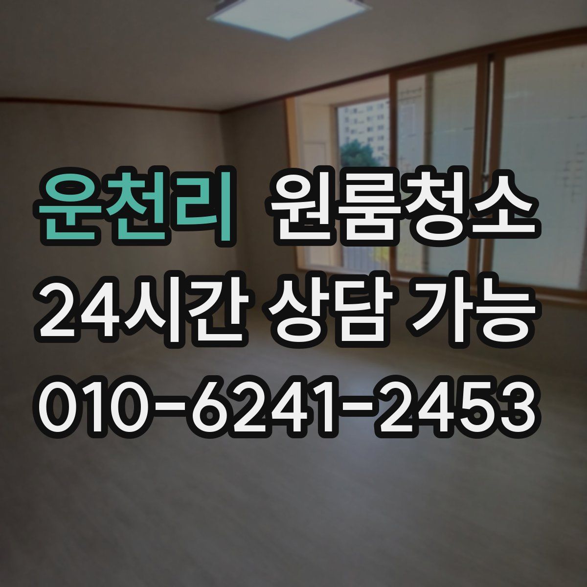 운천리 원룸청소