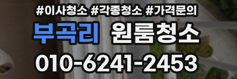 부곡리 이사청소