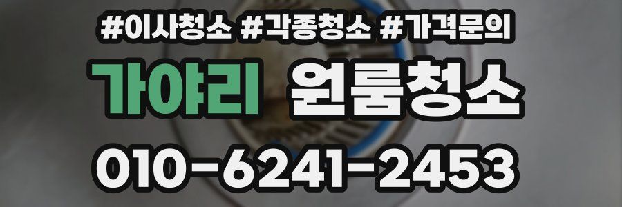 가야리 이사청소