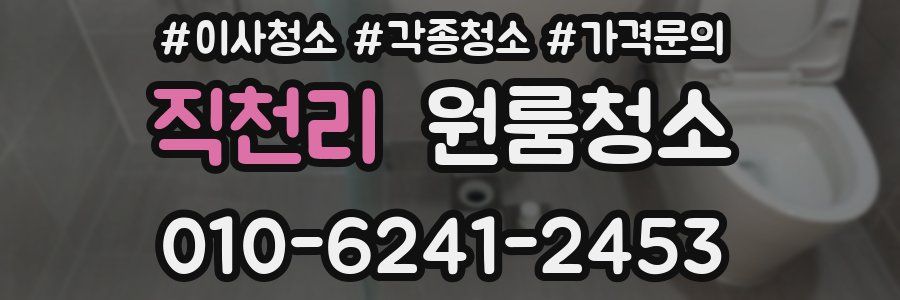 직천리 이사청소