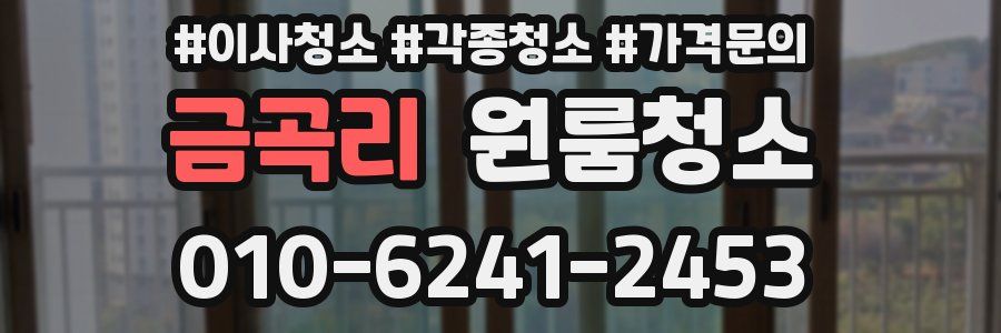 금곡리 이사청소