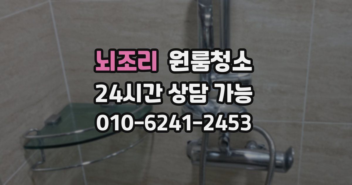 뇌조리 입주청소