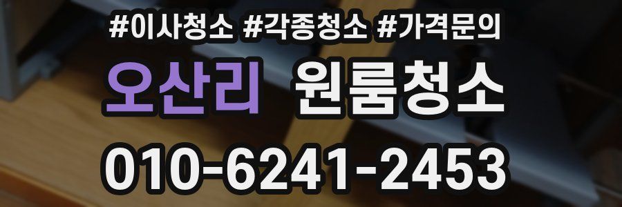 오산리 이사청소