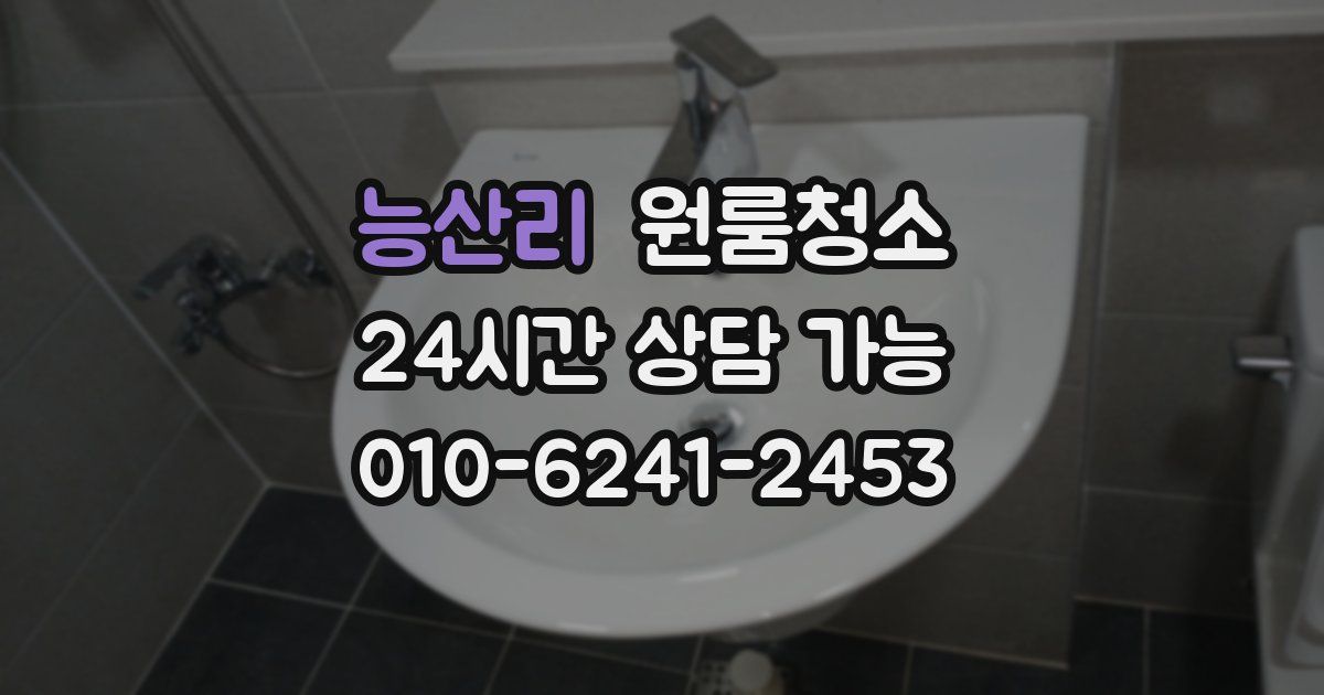 능산리 입주청소