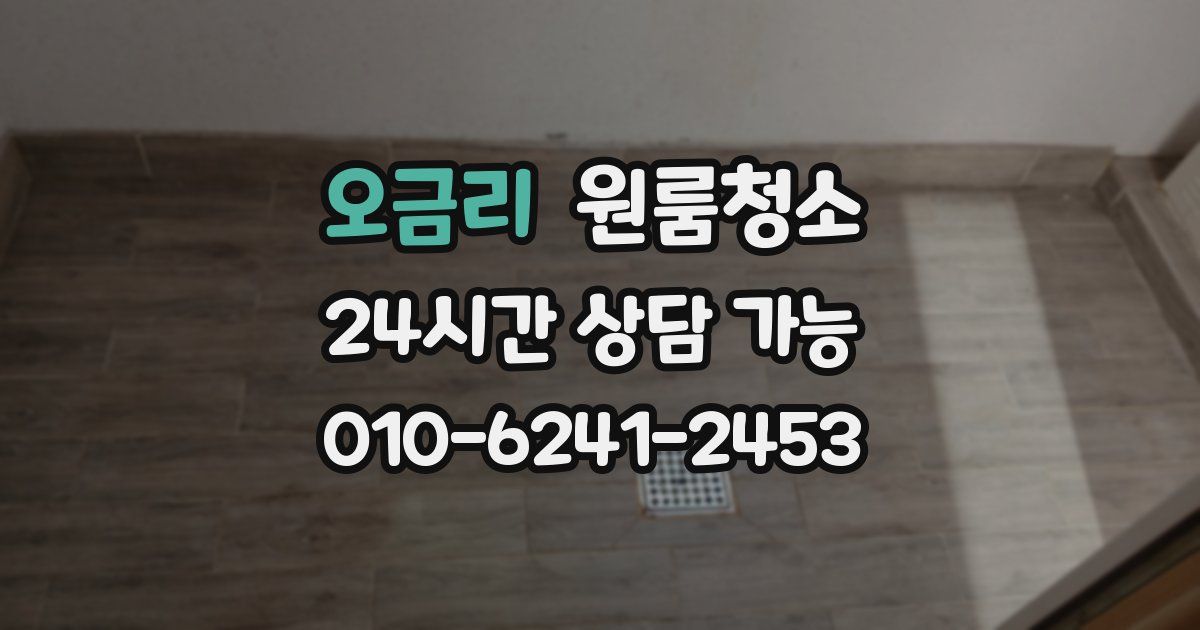 오금리 입주청소