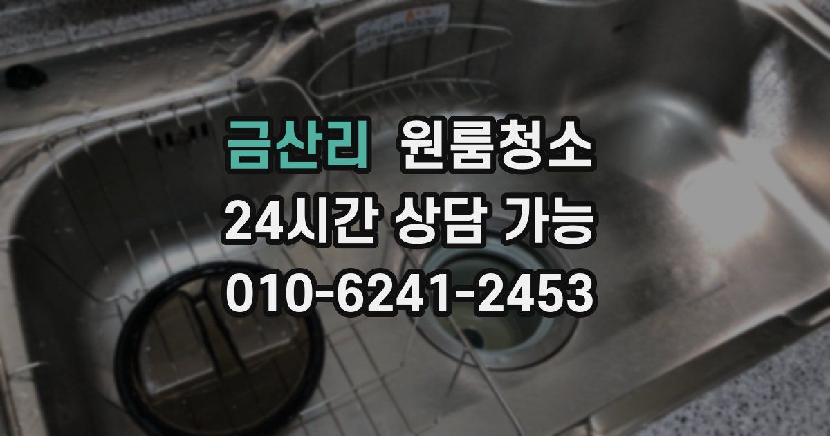 금산리 입주청소