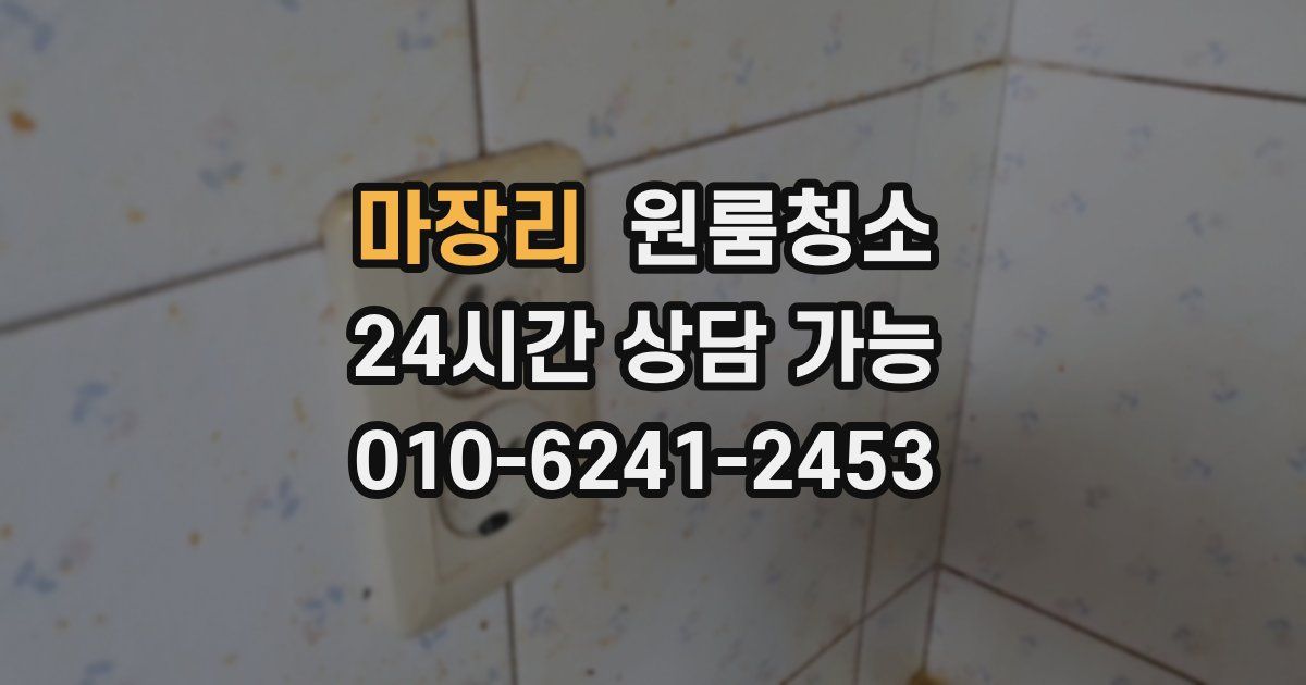 마장리 입주청소