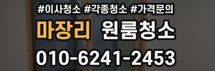 마장리 이사청소