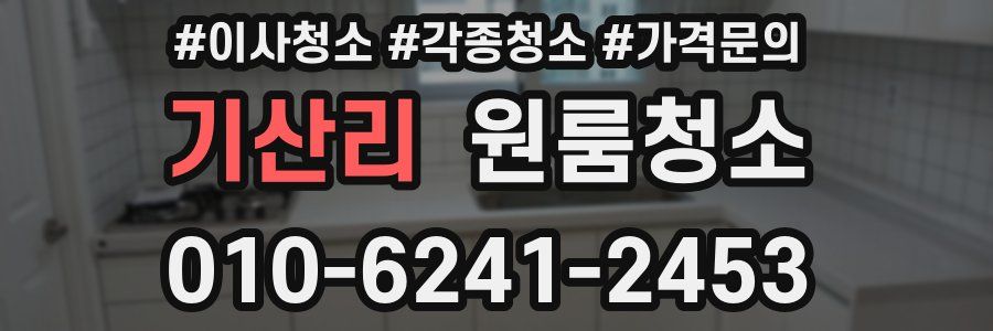 기산리 이사청소