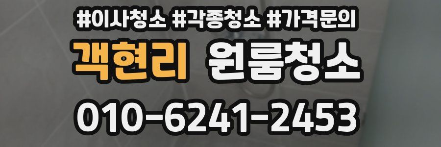 객현리 이사청소