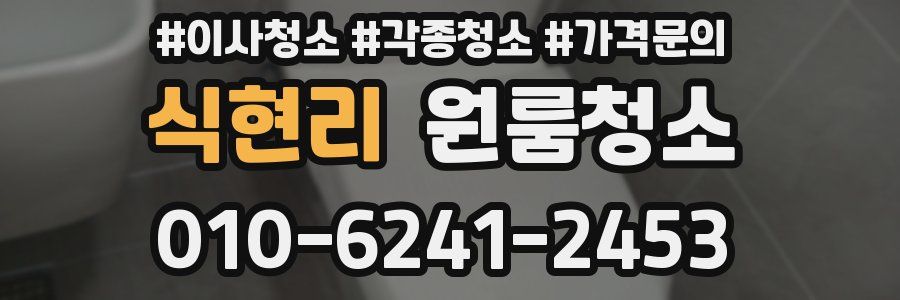 식현리 이사청소