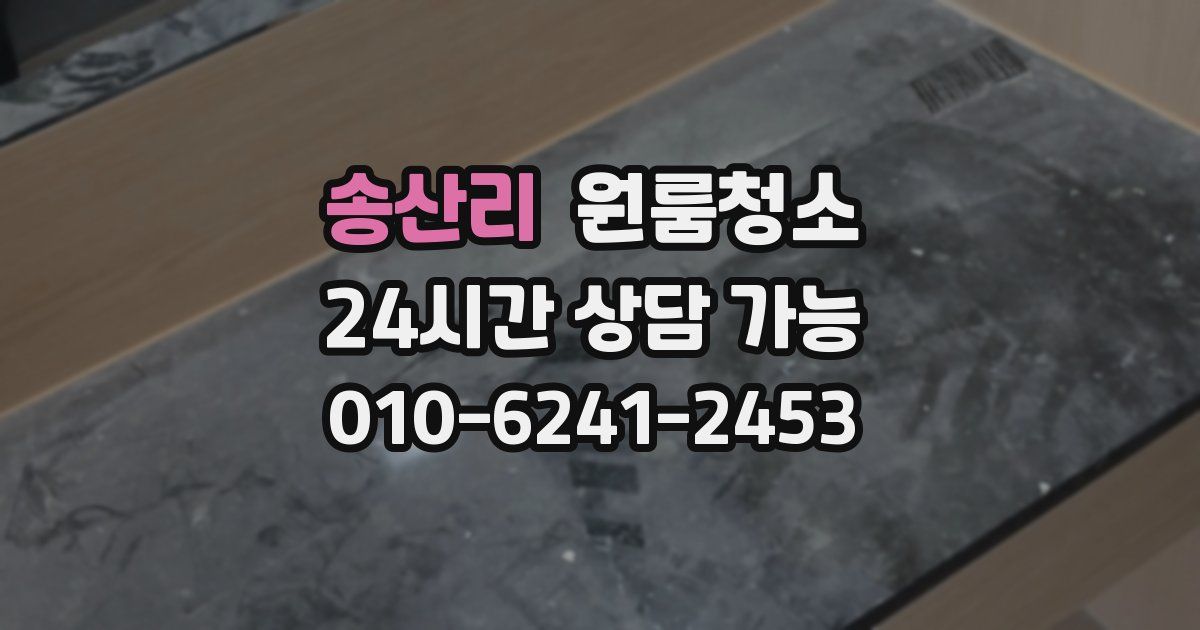 송산리 입주청소