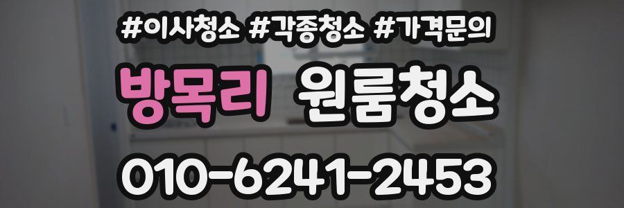 방목리 이사청소