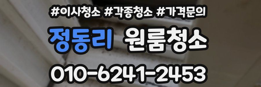 정동리 이사청소