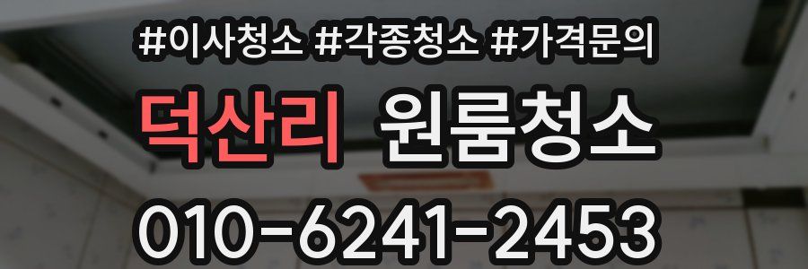 덕산리 이사청소