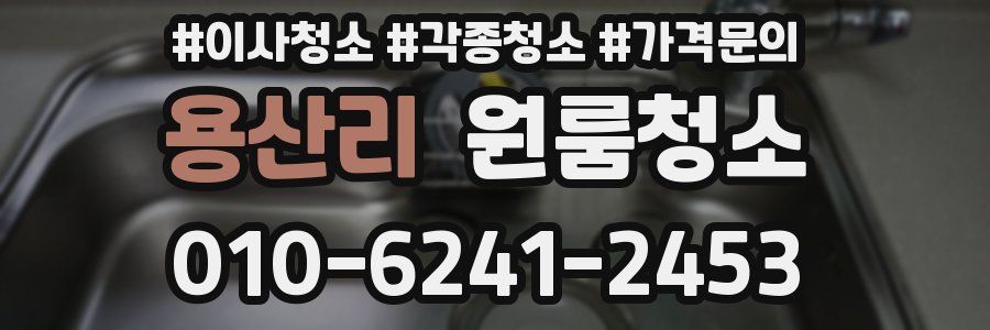 용산리 이사청소