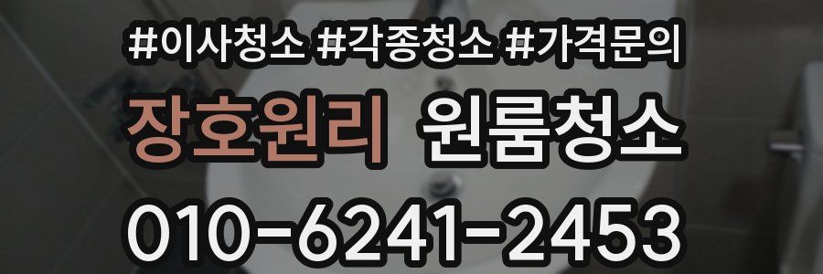 장호원리 이사청소