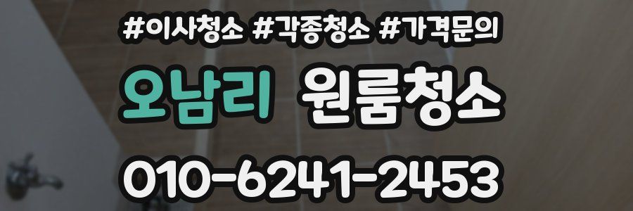 오남리 이사청소