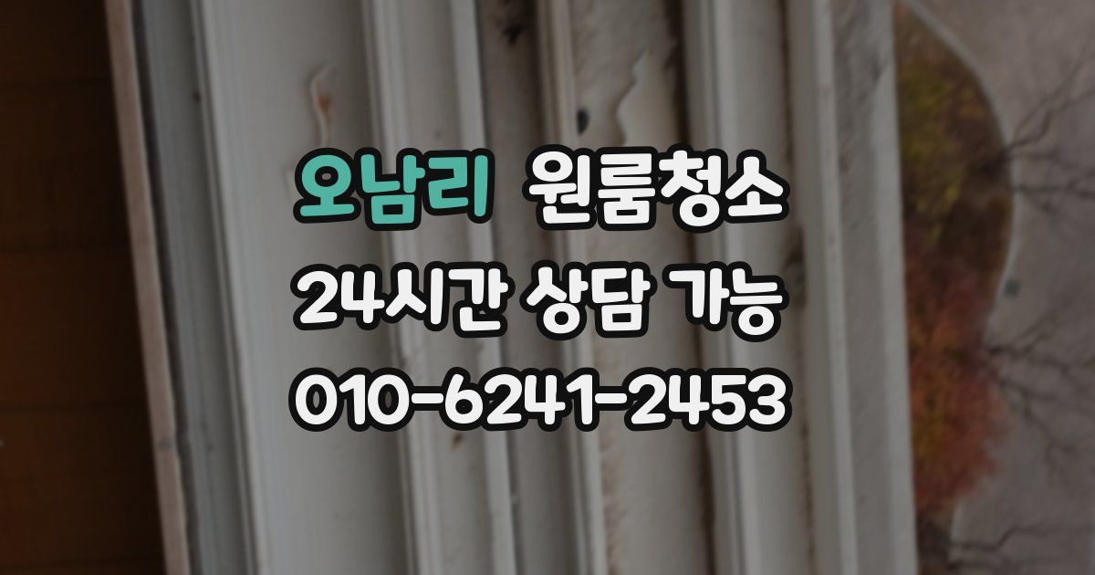 오남리 입주청소