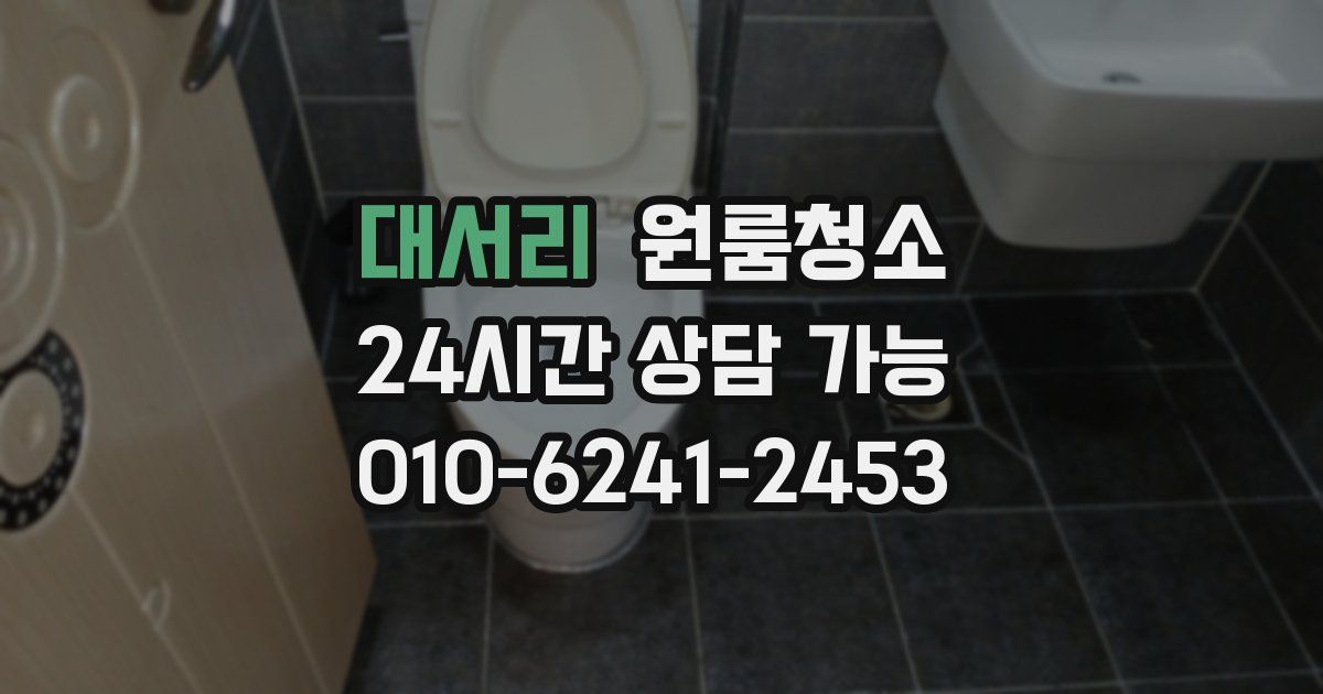 대서리 입주청소