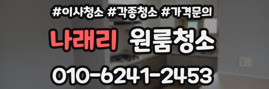 나래리 이사청소